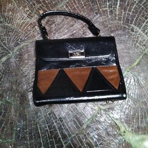 Vintage patent lesther hsndbag. #madmen, #retro.